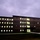 New barracks at night at Fort McCoy