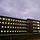 New barracks at night at Fort McCoy