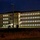 New barracks at night at Fort McCoy