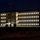 New barracks at night at Fort McCoy
