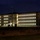 New barracks at night at Fort McCoy