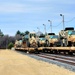 411th Engineer Company equipment deployment by rail movement at Fort McCoy