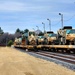 411th Engineer Company equipment deployment by rail movement at Fort McCoy