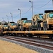 411th Engineer Company equipment deployment by rail movement at Fort McCoy