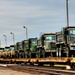 411th Engineer Company equipment deployment by rail movement at Fort McCoy