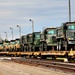 411th Engineer Company equipment deployment by rail movement at Fort McCoy