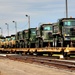 411th Engineer Company equipment deployment by rail movement at Fort McCoy