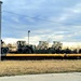 411th Engineer Company equipment deployment by rail movement at Fort McCoy