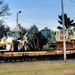 411th Engineer Company equipment deployment by rail movement at Fort McCoy