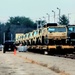 411th Engineer Company equipment deployment by rail movement at Fort McCoy