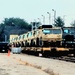 411th Engineer Company equipment deployment by rail movement at Fort McCoy