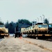 411th Engineer Company equipment deployment by rail movement at Fort McCoy