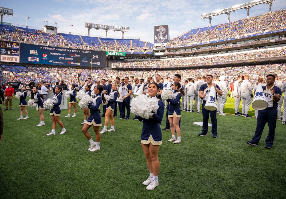 NTAG Philadelphia recruiters set up at the Navy-Notre Dame game