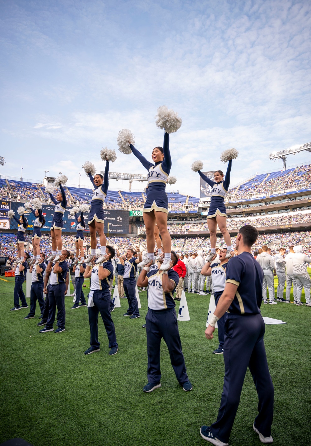 NTAG Philadelphia recruiters set up at the Navy-Notre Dame game