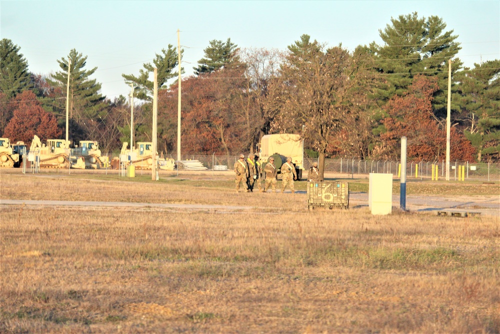 Fort McCoy supports rail movement for Army Reserve’s 411th Engineer Company