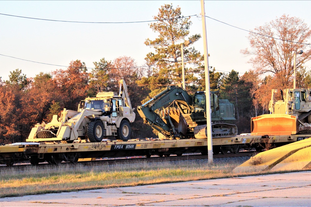 Fort McCoy supports rail movement for Army Reserve’s 411th Engineer Company