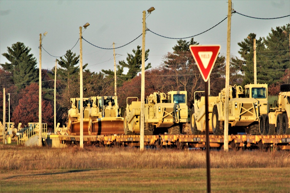 Fort McCoy supports rail movement for Army Reserve’s 411th Engineer Company