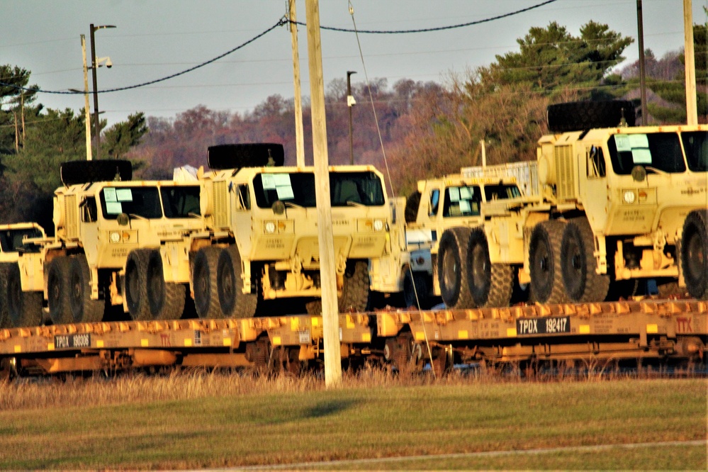 Fort McCoy supports rail movement for Army Reserve’s 411th Engineer Company