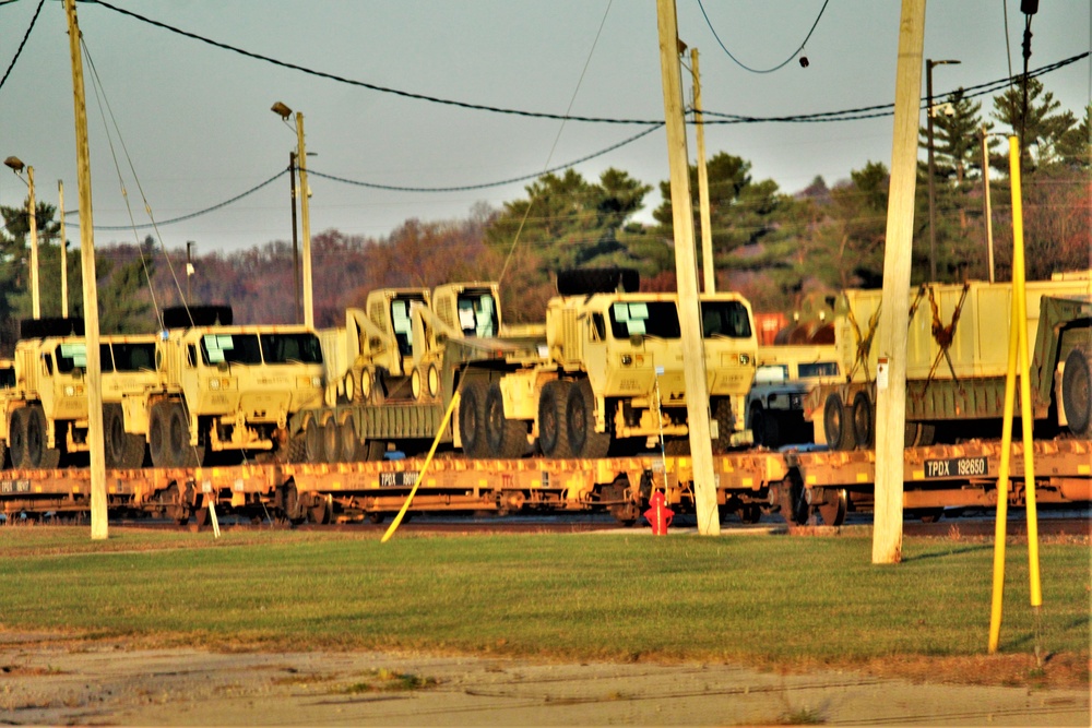 Fort McCoy supports rail movement for Army Reserve’s 411th Engineer Company