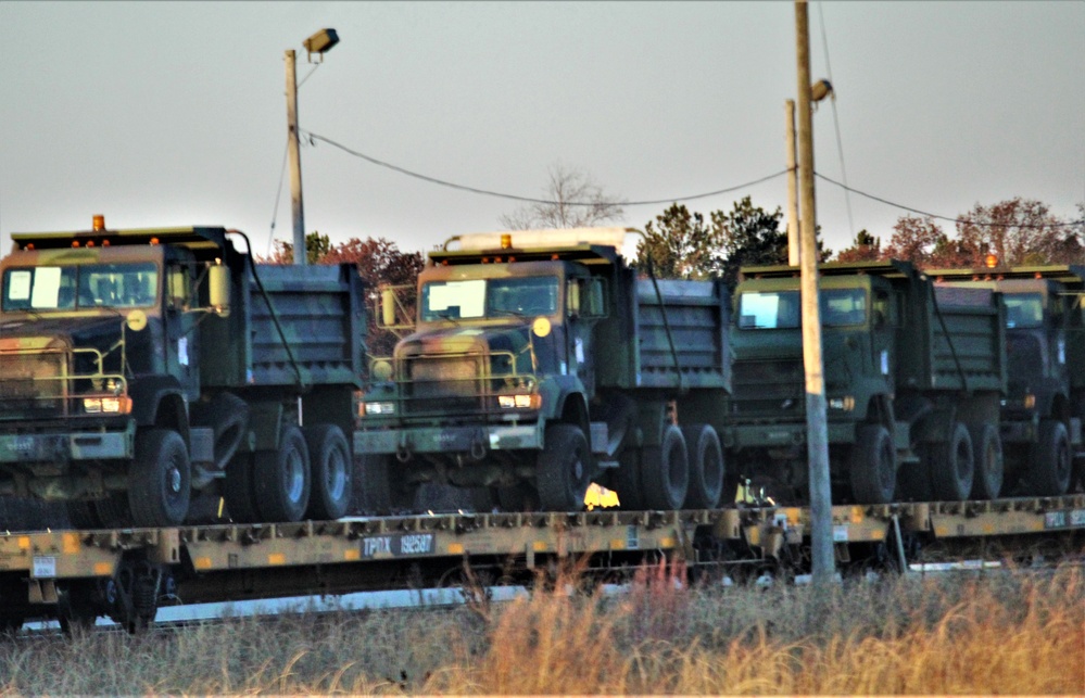 Fort McCoy supports rail movement for Army Reserve’s 411th Engineer Company