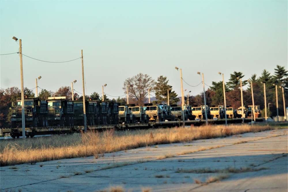 Fort McCoy supports rail movement for Army Reserve’s 411th Engineer Company