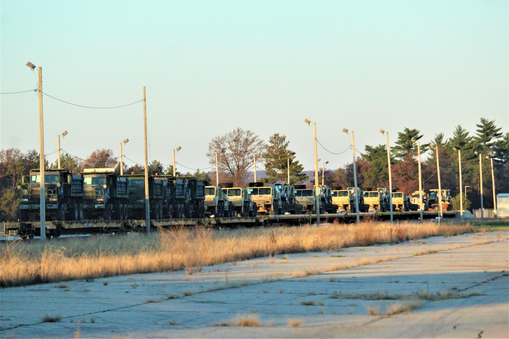 Fort McCoy supports rail movement for Army Reserve’s 411th Engineer Company