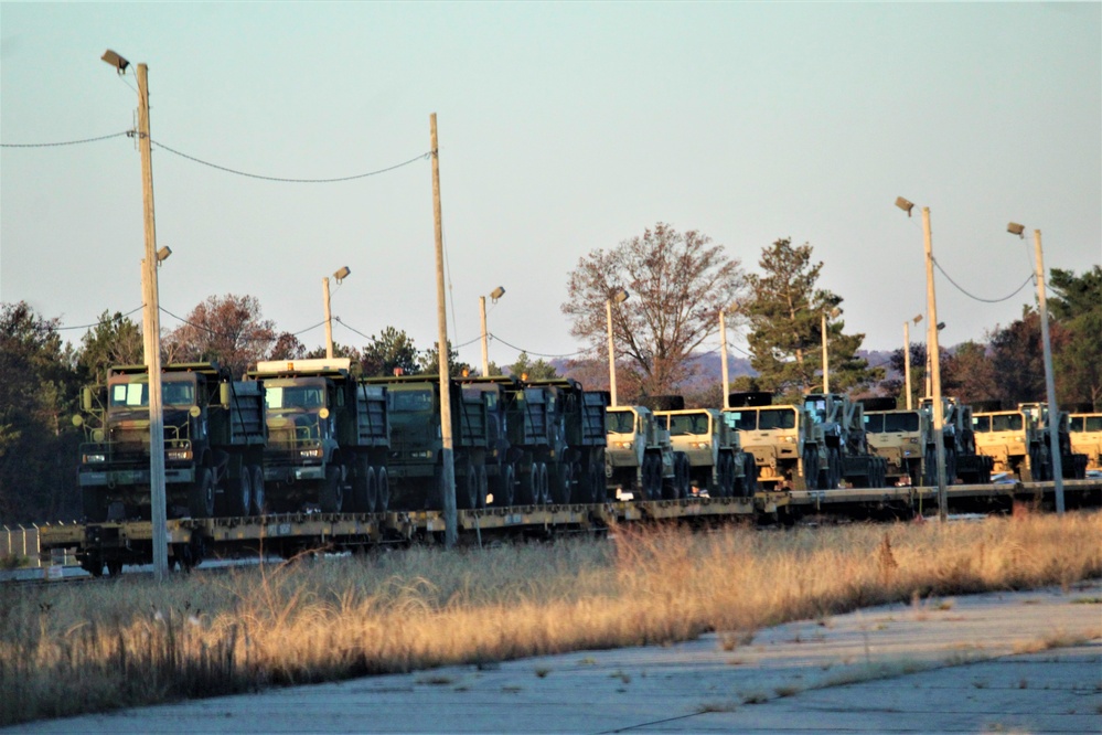 Fort McCoy supports rail movement for Army Reserve’s 411th Engineer Company