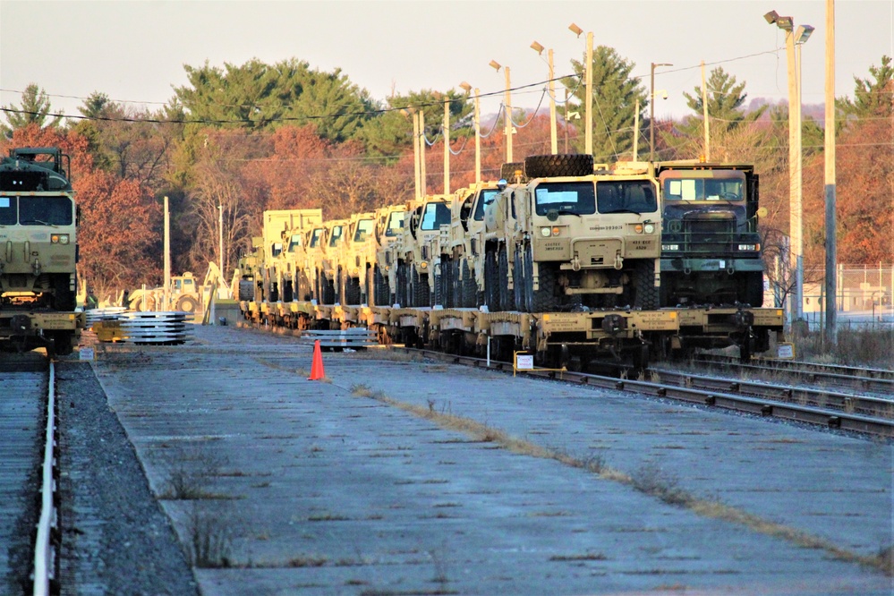 Fort McCoy supports rail movement for Army Reserve’s 411th Engineer Company