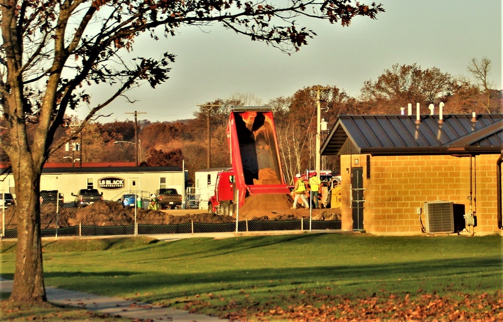 November 2022 construction operations of $11.96 million transient training brigade headquarters at Fort McCoy