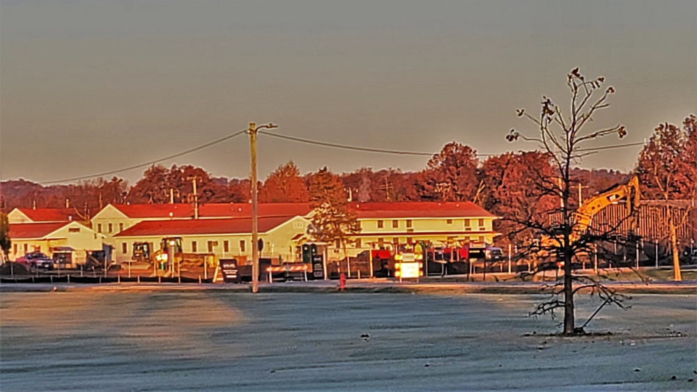 November 2022 construction operations of $11.96 million transient training brigade headquarters at Fort McCoy