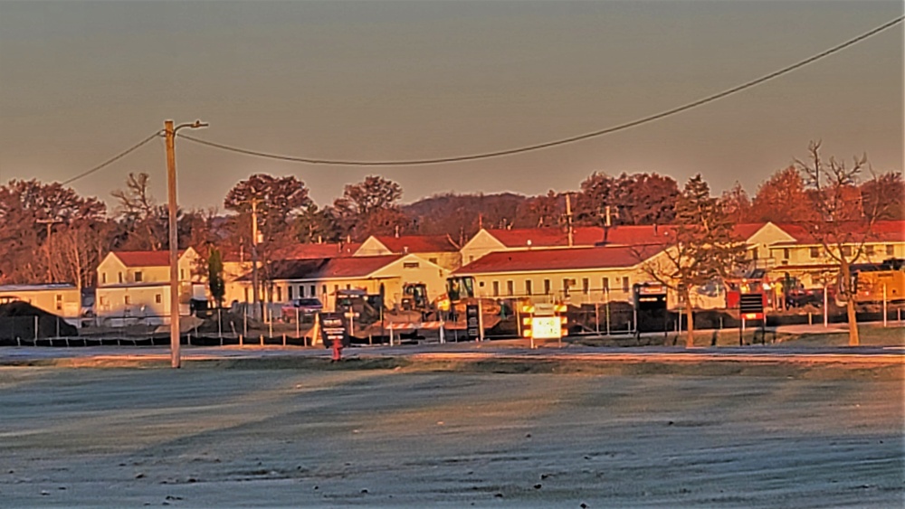 November 2022 construction operations of $11.96 million transient training brigade headquarters at Fort McCoy