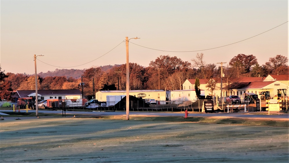 November 2022 construction operations of $11.96 million transient training brigade headquarters at Fort McCoy