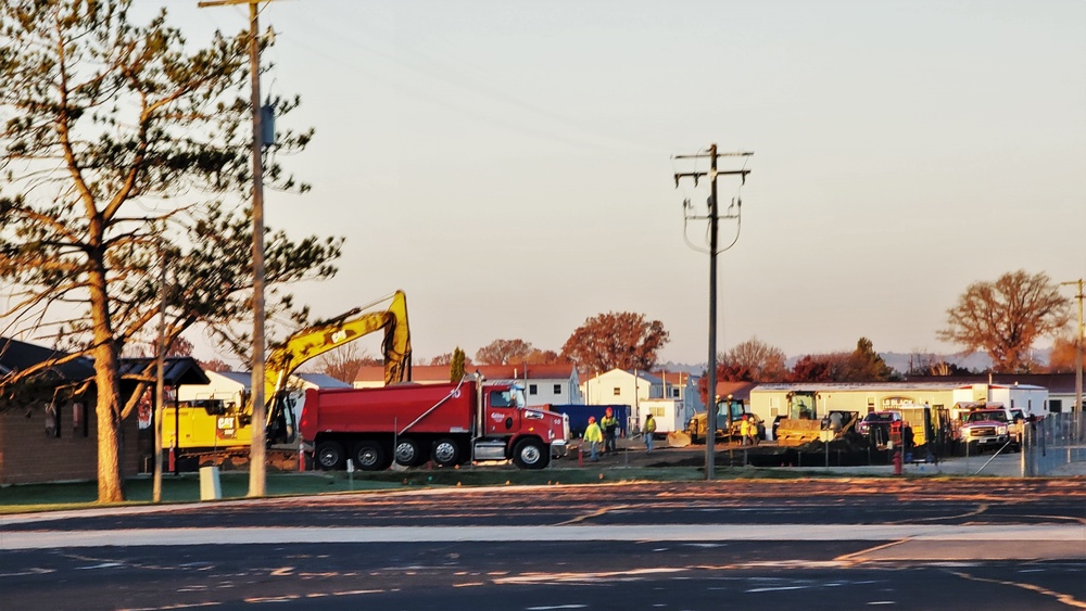 November 2022 construction operations of $11.96 million transient training brigade headquarters at Fort McCoy