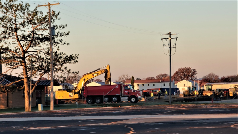 November 2022 construction operations of $11.96 million transient training brigade headquarters at Fort McCoy