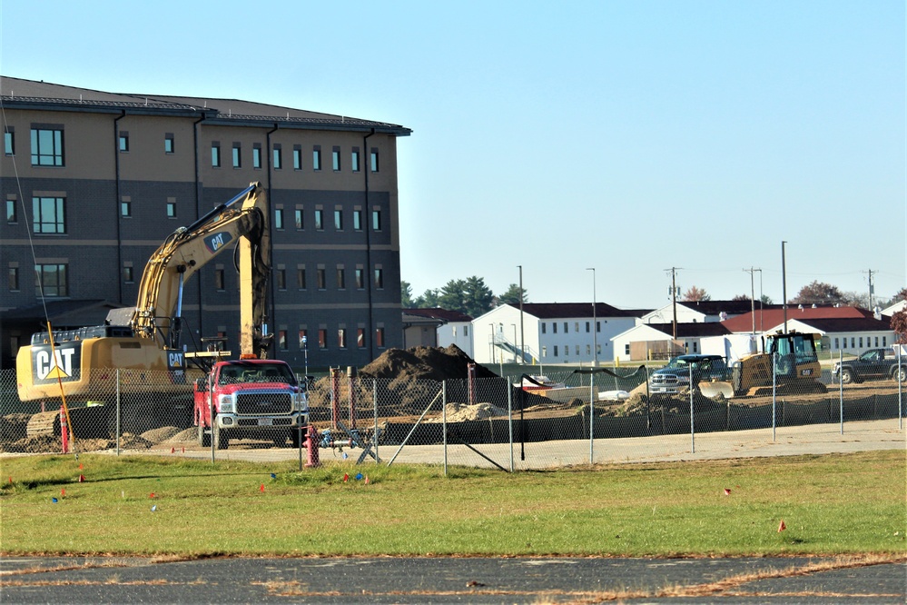 November 2022 construction operations of $11.96 million transient training brigade headquarters at Fort McCoy