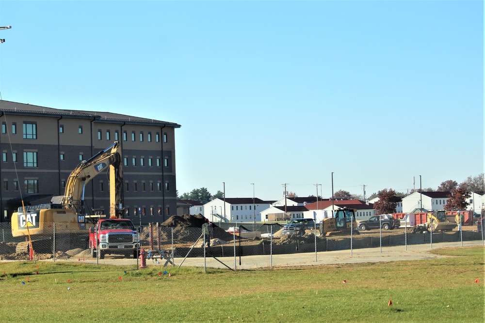 November 2022 construction operations of $11.96 million transient training brigade headquarters at Fort McCoy