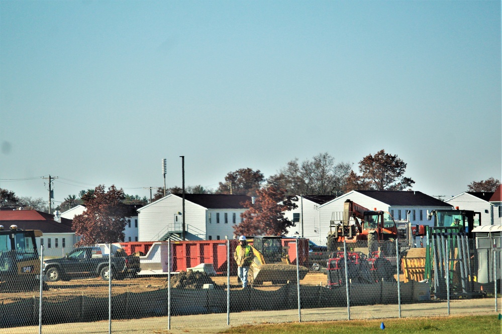 November 2022 construction operations of $11.96 million transient training brigade headquarters at Fort McCoy