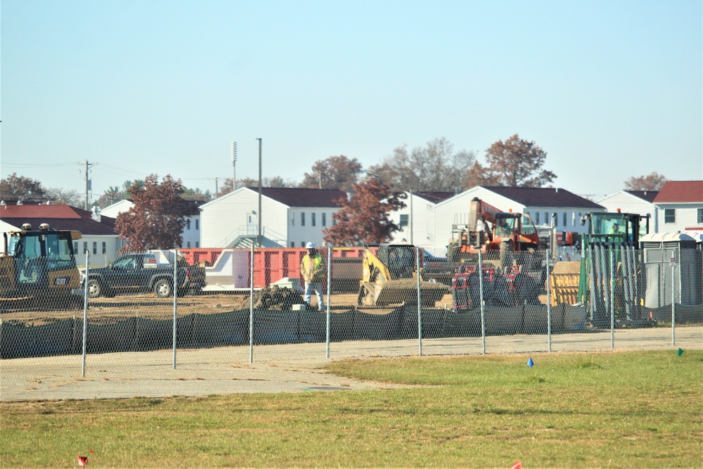 November 2022 construction operations of $11.96 million transient training brigade headquarters at Fort McCoy