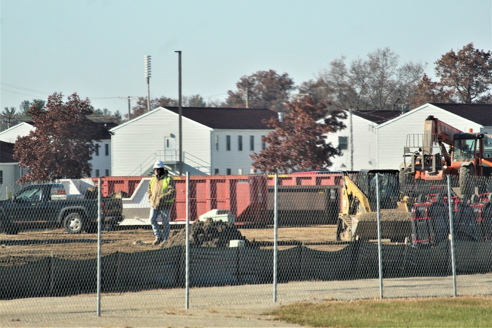 November 2022 construction operations of $11.96 million transient training brigade headquarters at Fort McCoy