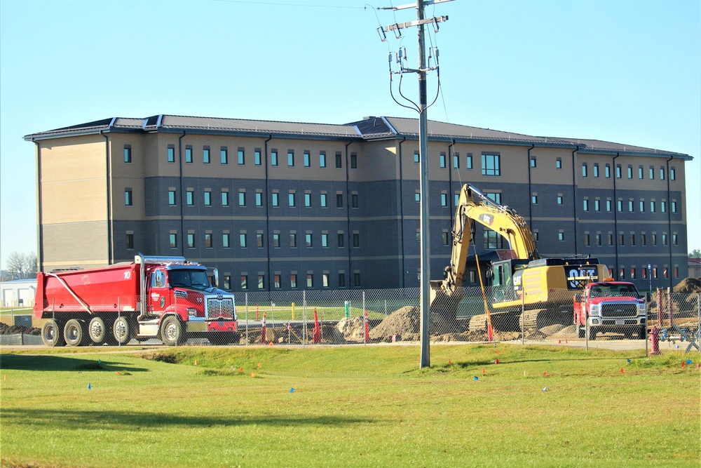 November 2022 construction operations of $11.96 million transient training brigade headquarters at Fort McCoy