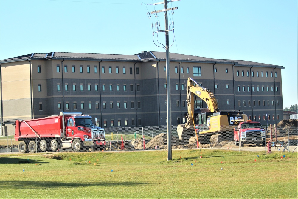 November 2022 construction operations of $11.96 million transient training brigade headquarters at Fort McCoy