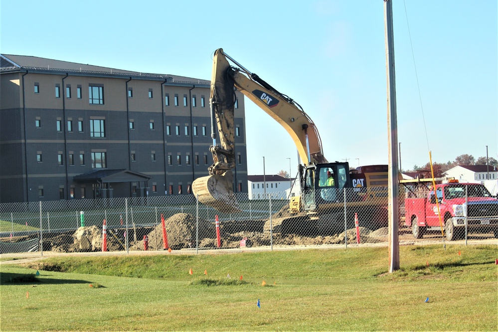 November 2022 construction operations of $11.96 million transient training brigade headquarters at Fort McCoy