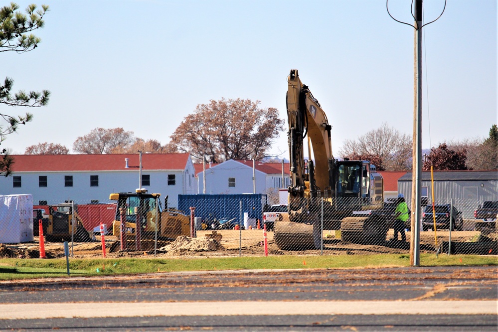 November 2022 construction operations of $11.96 million transient training brigade headquarters at Fort McCoy