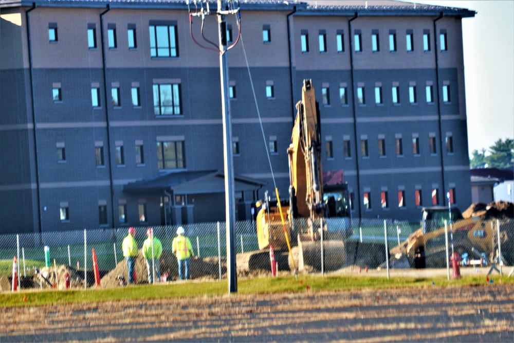 November 2022 construction operations of $11.96 million transient training brigade headquarters at Fort McCoy