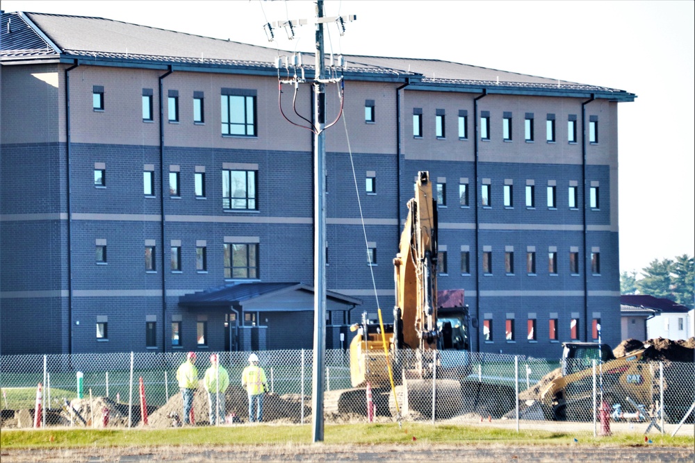 November 2022 construction operations of $11.96 million transient training brigade headquarters at Fort McCoy