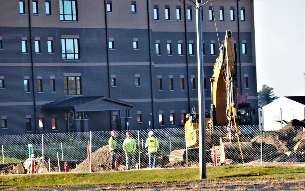 November 2022 construction operations of $11.96 million transient training brigade headquarters at Fort McCoy