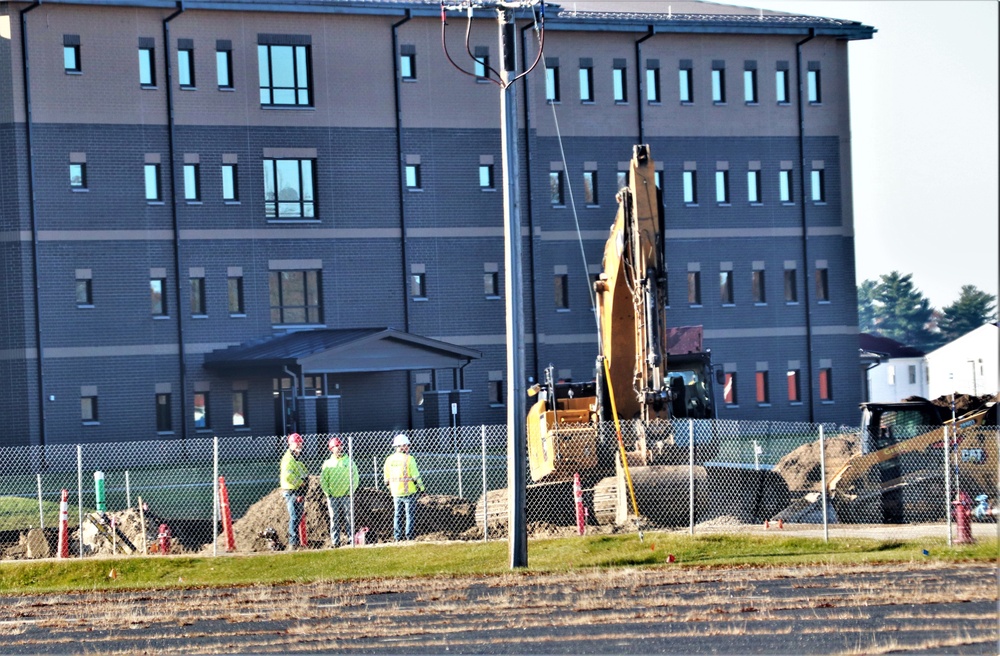 November 2022 construction operations of $11.96 million transient training brigade headquarters at Fort McCoy