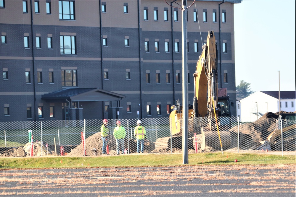 November 2022 construction operations of $11.96 million transient training brigade headquarters at Fort McCoy