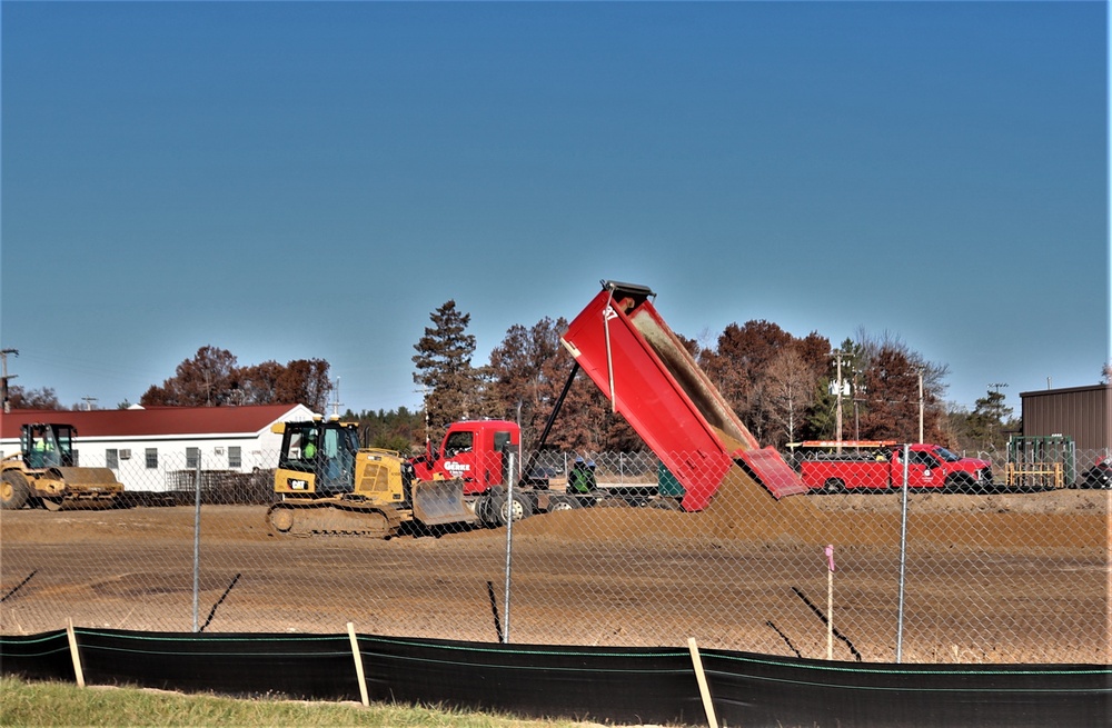 November 2022 construction operations of $11.96 million transient training brigade headquarters at Fort McCoy