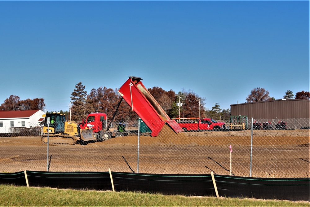 November 2022 construction operations of $11.96 million transient training brigade headquarters at Fort McCoy